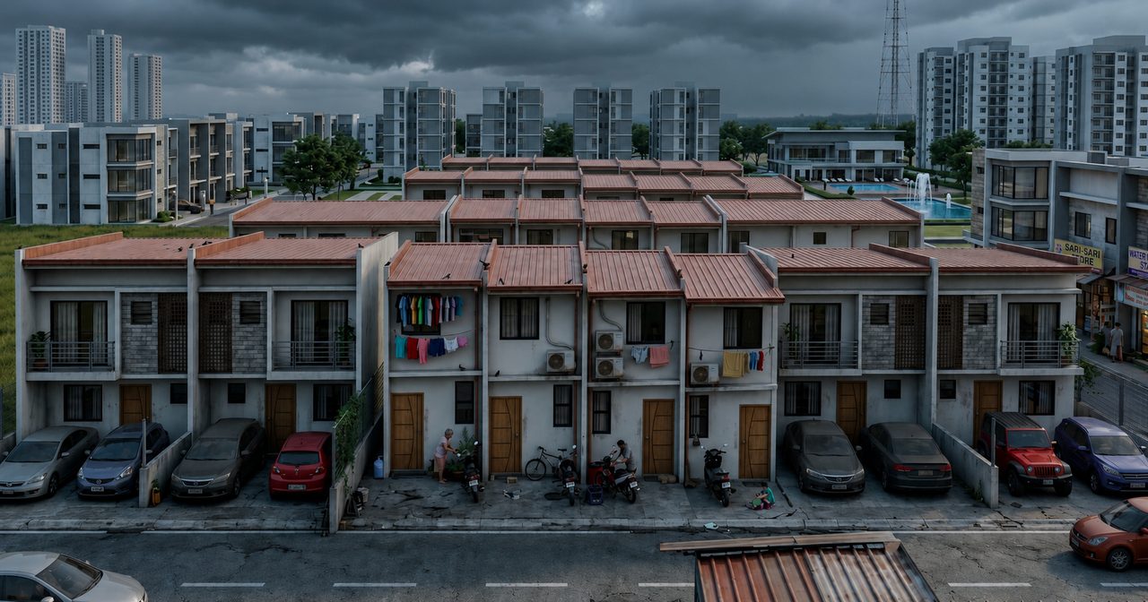 Citadel row houses in Dela Paz, Antipolo